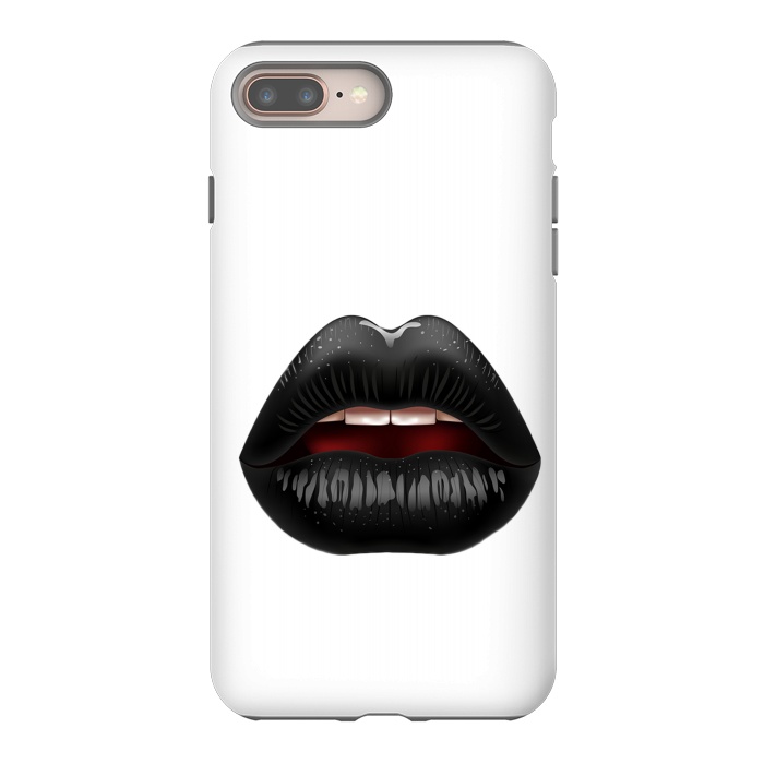 iPhone 7 plus StrongFit black lips by haroulita