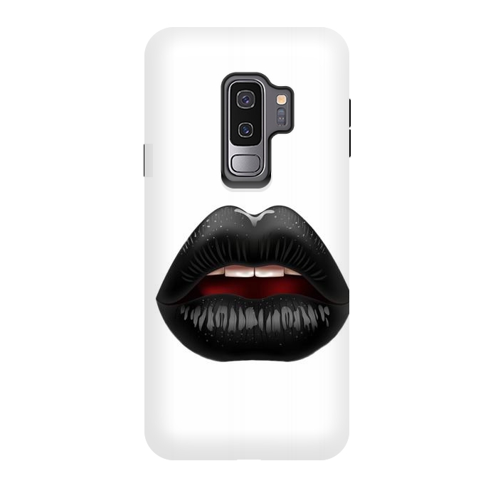 Galaxy S9 plus StrongFit black lips by haroulita