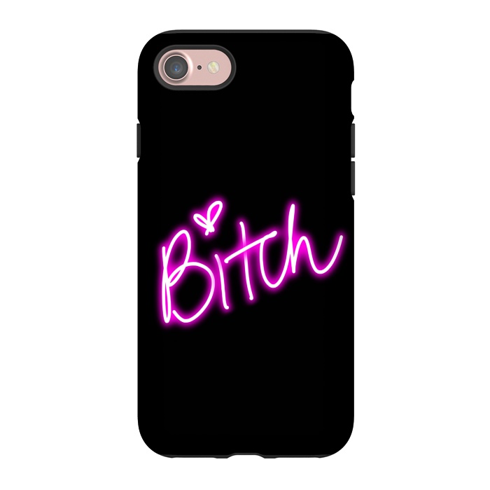 iPhone 7 StrongFit bitch neon lights by haroulita