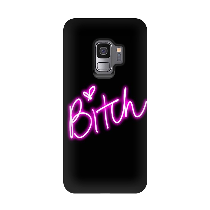 Galaxy S9 StrongFit bitch neon lights by haroulita