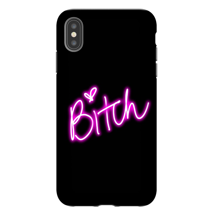 iPhone Xs Max StrongFit bitch neon lights by haroulita
