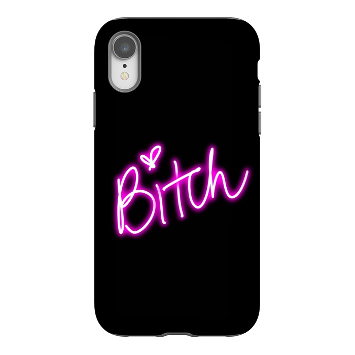 iPhone Xr StrongFit bitch neon lights by haroulita