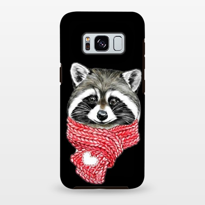 Galaxy S8 plus StrongFit cute Raccoon by haroulita