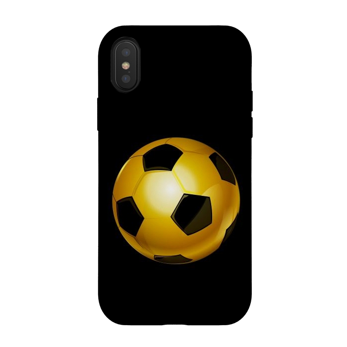 iPhone Xs / X StrongFit golden ball by haroulita