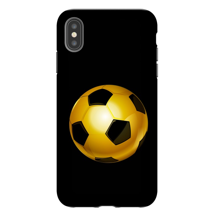 iPhone Xs Max StrongFit golden ball by haroulita