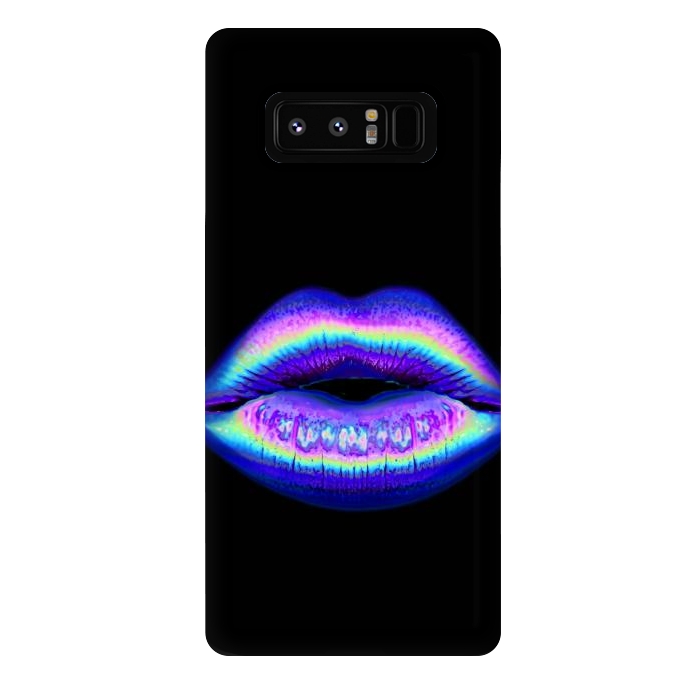 Galaxy Note 8 StrongFit purple lips by haroulita