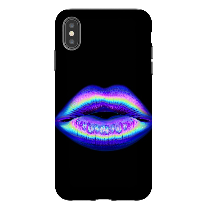 iPhone Xs Max StrongFit purple lips by haroulita