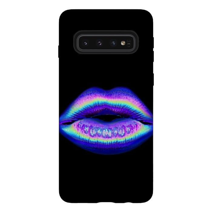 Galaxy S10 StrongFit purple lips by haroulita