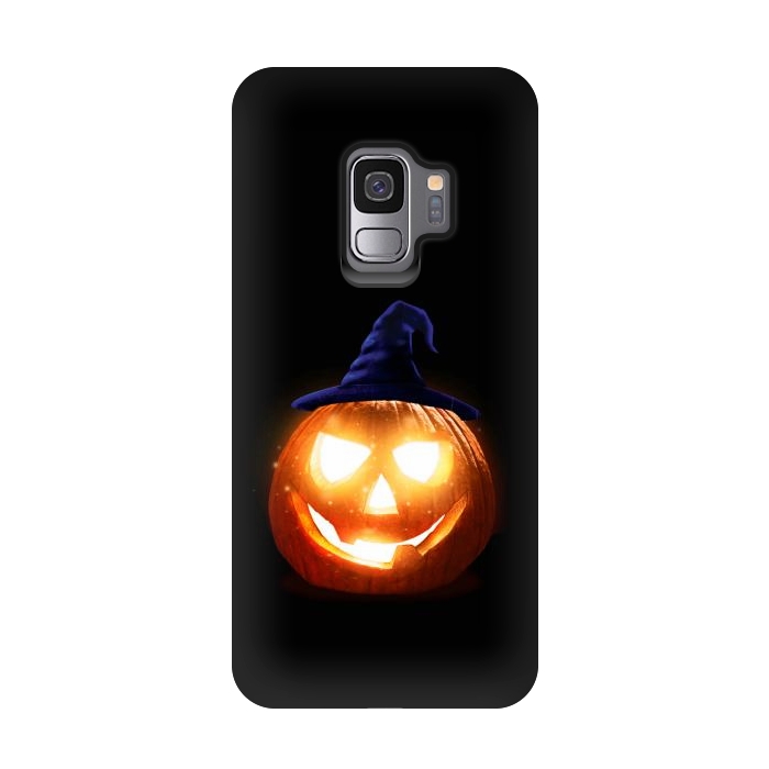 Galaxy S9 StrongFit halloween pumpkin by haroulita