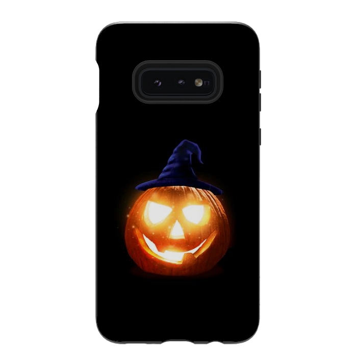 Galaxy S10e StrongFit halloween pumpkin by haroulita