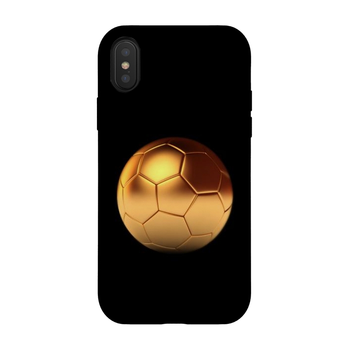 iPhone Xs / X StrongFit gold ball  by haroulita