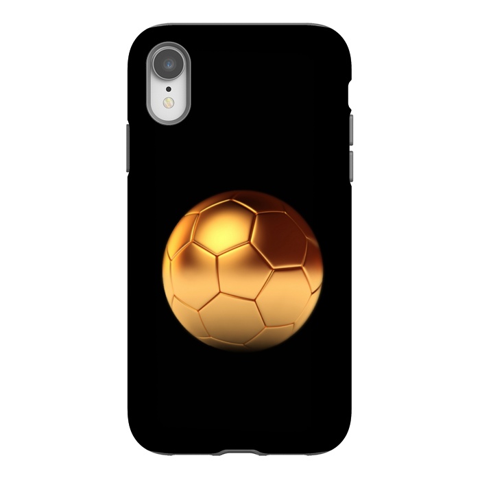 iPhone Xr StrongFit gold ball  by haroulita