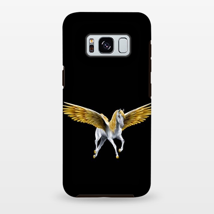 Galaxy S8 plus StrongFit horse with golden wings by haroulita