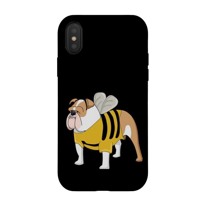 iPhone Xs / X StrongFit cute bulldog  by haroulita