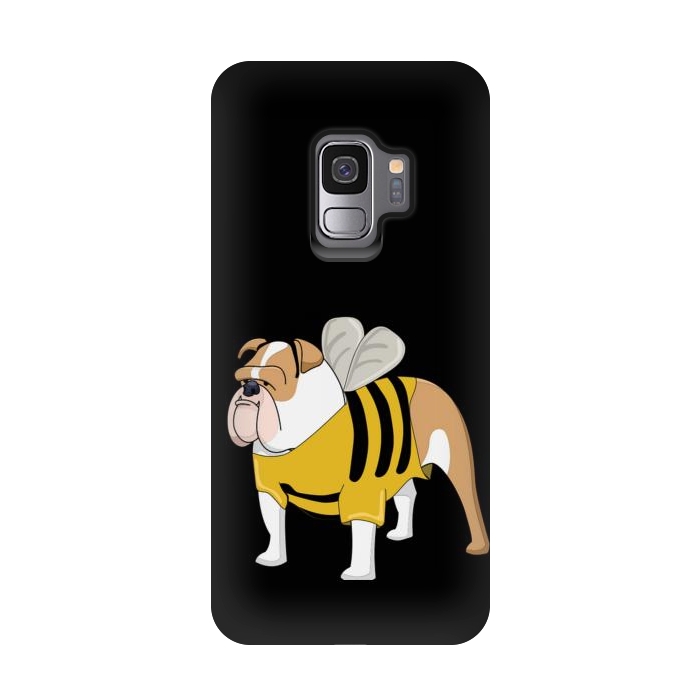 Galaxy S9 StrongFit cute bulldog  by haroulita