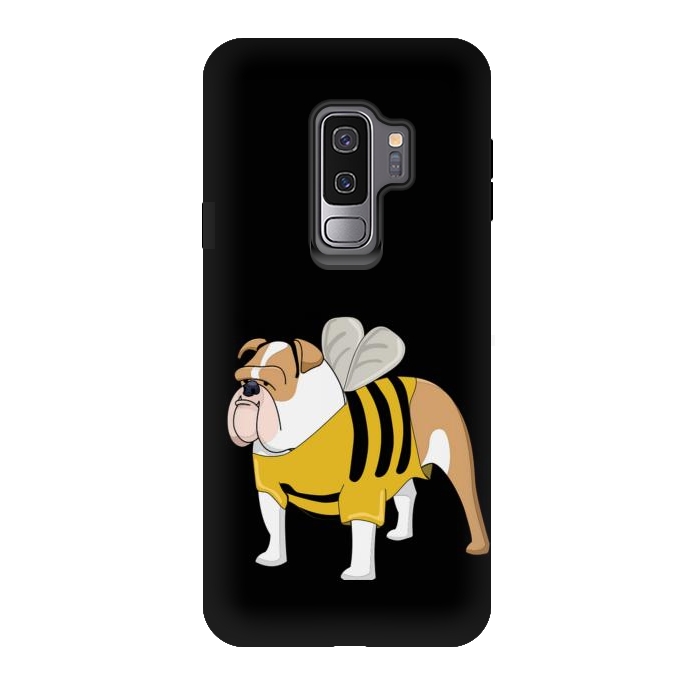 Galaxy S9 plus StrongFit cute bulldog  by haroulita