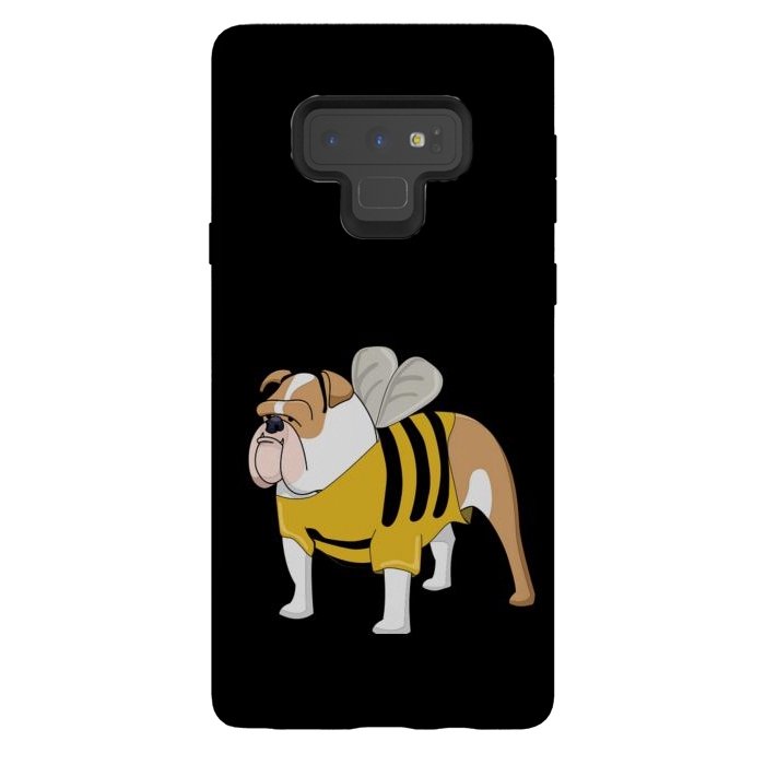 Galaxy Note 9 StrongFit cute bulldog  by haroulita