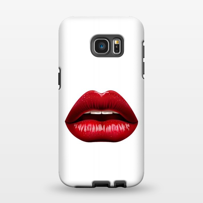Galaxy S7 EDGE StrongFit red lips by haroulita
