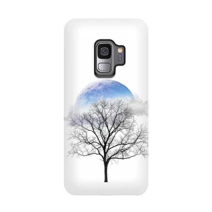 Galaxy S9 StrongFit winter tree by haroulita