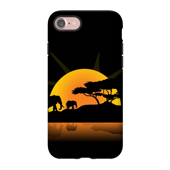 iPhone 7 StrongFit african sunset by haroulita