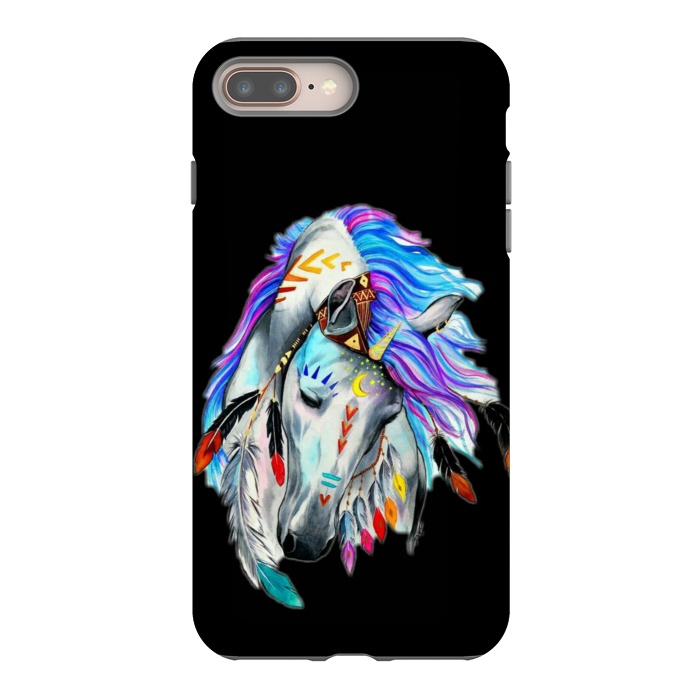 iPhone 7 plus StrongFit feather horse by haroulita