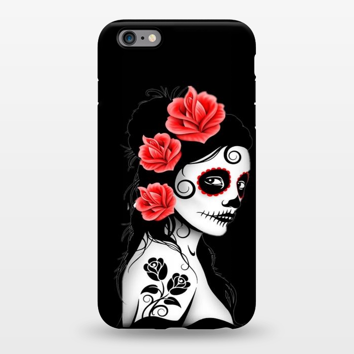 iPhone 6/6s plus StrongFit sugar skull woman by haroulita