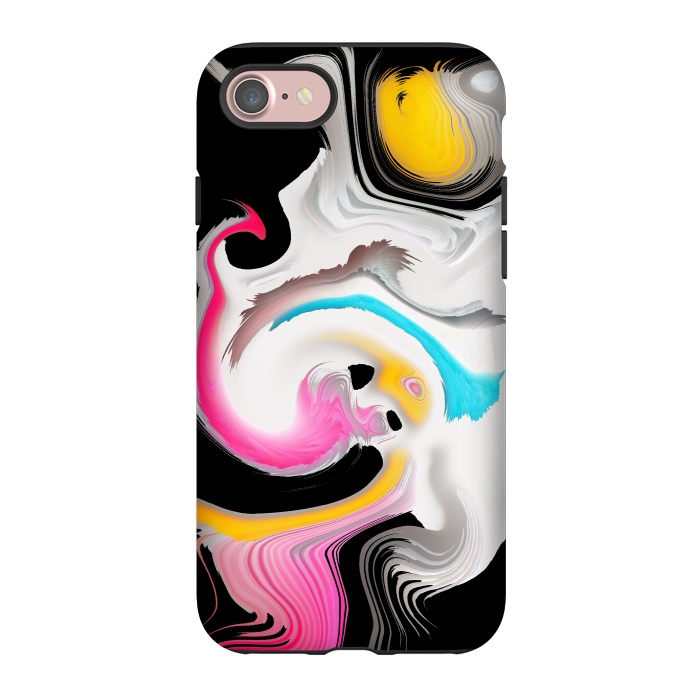 iPhone 7 StrongFit fluid art waves by haroulita