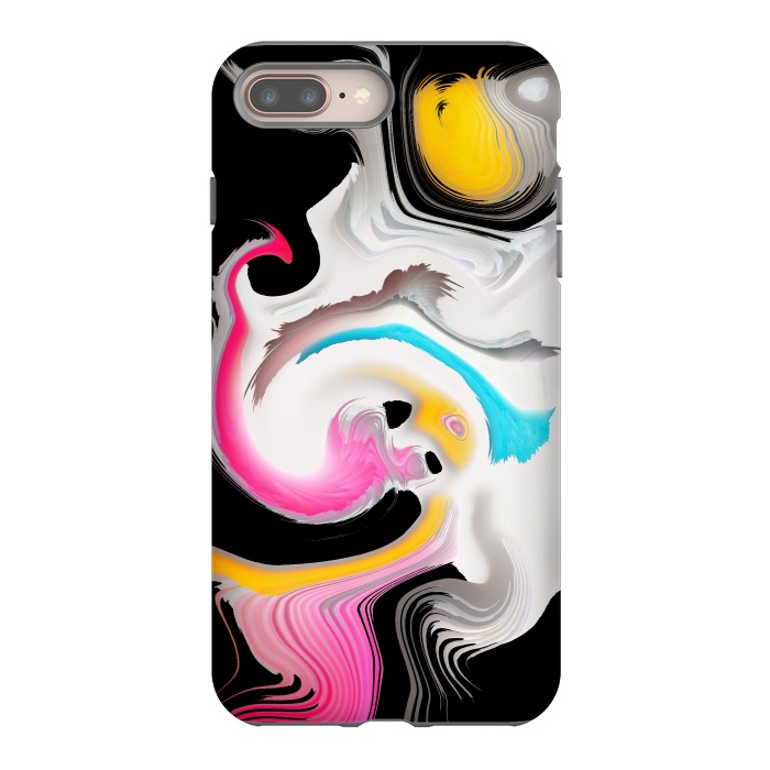 iPhone 7 plus StrongFit fluid art waves by haroulita