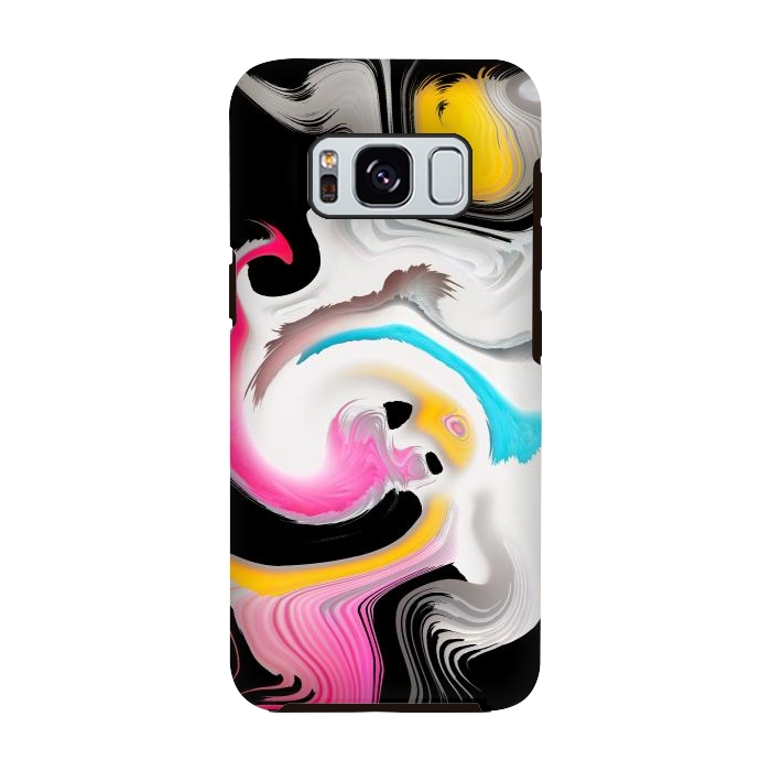 Galaxy S8 StrongFit fluid art waves by haroulita