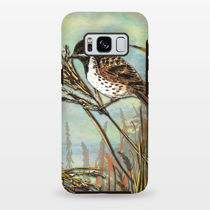 Galaxy S8 plus StrongFit Reedbunting by Lotti Brown