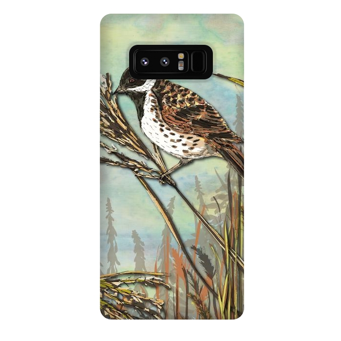 Galaxy Note 8 StrongFit Reedbunting by Lotti Brown