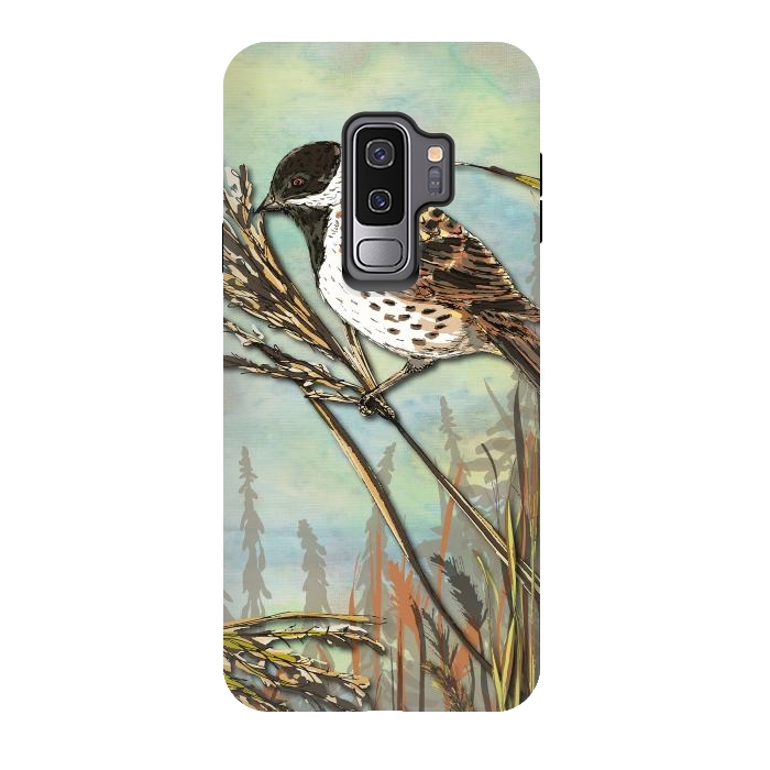 Galaxy S9 plus StrongFit Reedbunting by Lotti Brown