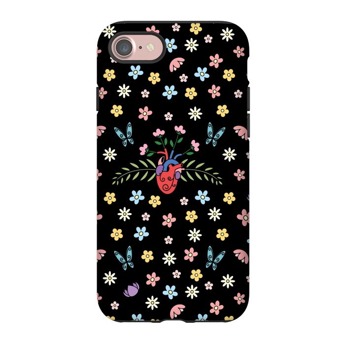 iPhone 7 StrongFit Blooming heart by Laura Nagel