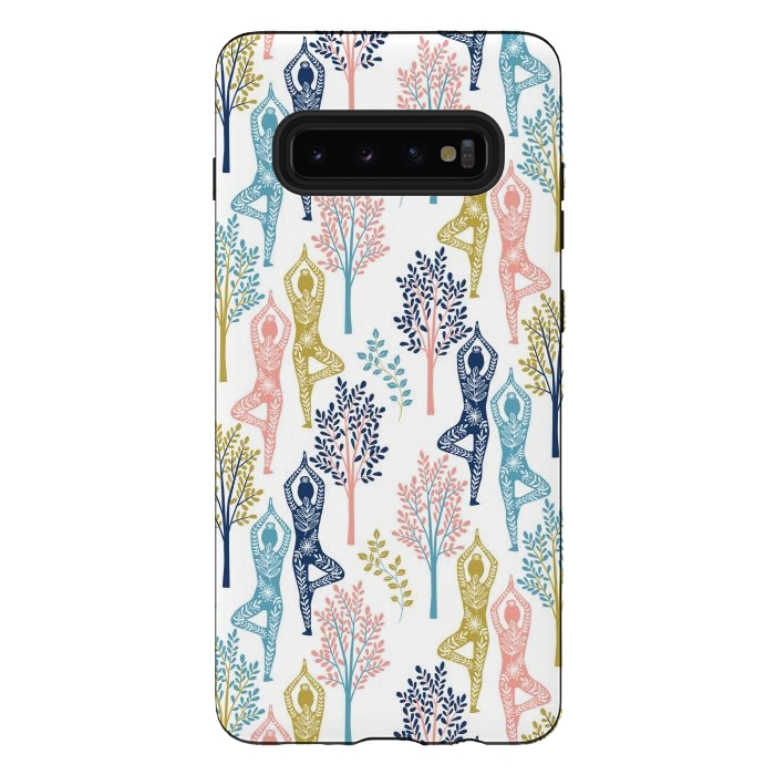 Galaxy S10 plus StrongFit Stand tall  by Laura Grant