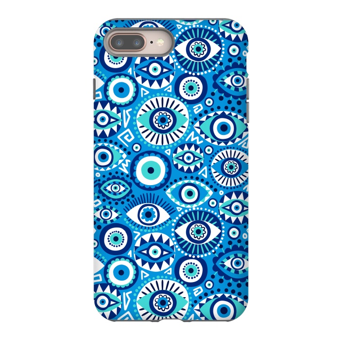 iPhone 7 plus StrongFit Evil eye by Laura Grant