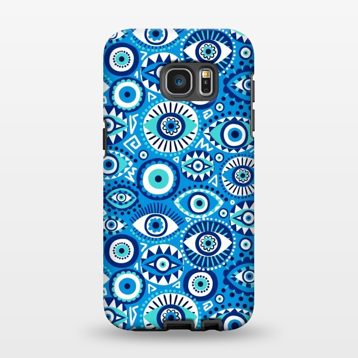Galaxy S7 EDGE StrongFit Evil eye by Laura Grant