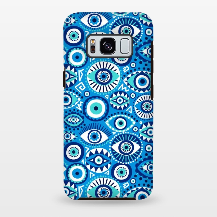 Galaxy S8 plus StrongFit Evil eye by Laura Grant