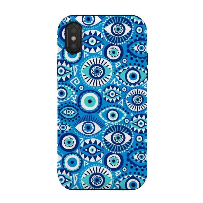 iPhone Xs / X StrongFit Evil eye by Laura Grant