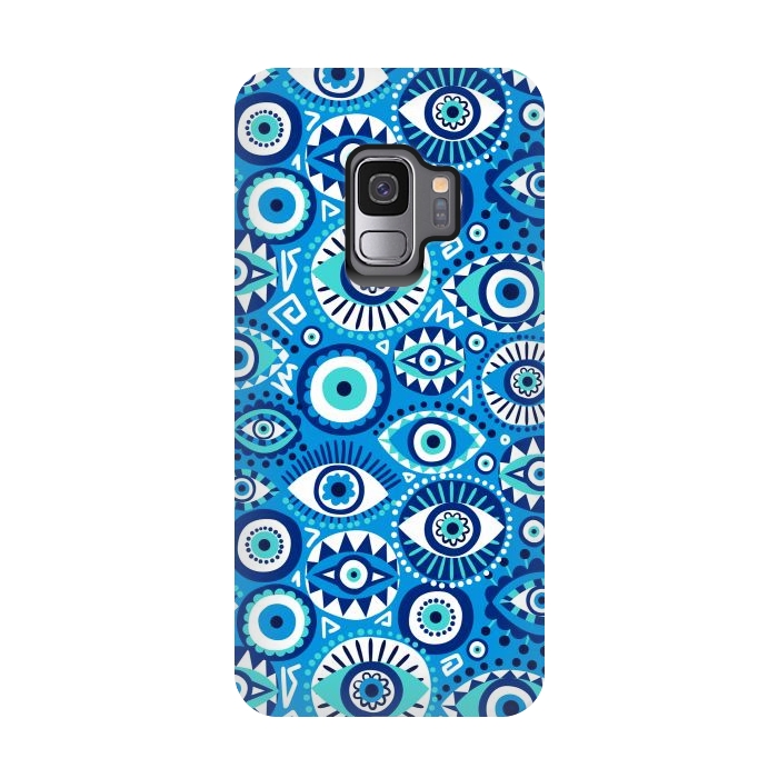 Galaxy S9 StrongFit Evil eye by Laura Grant