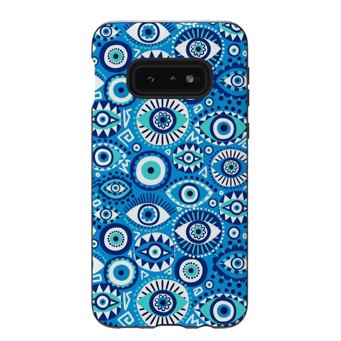 Galaxy S10e StrongFit Evil eye by Laura Grant