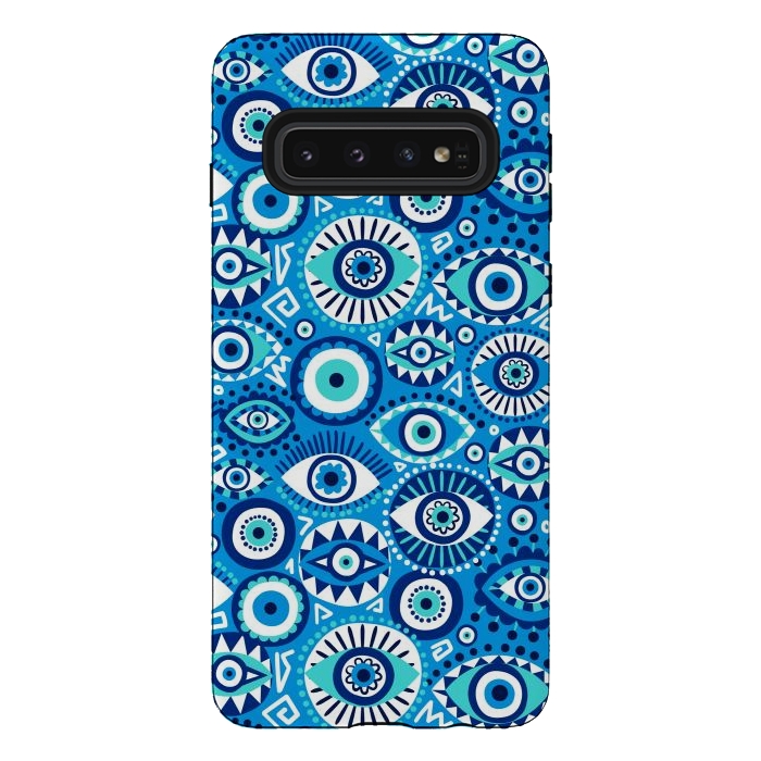 Galaxy S10 StrongFit Evil eye by Laura Grant