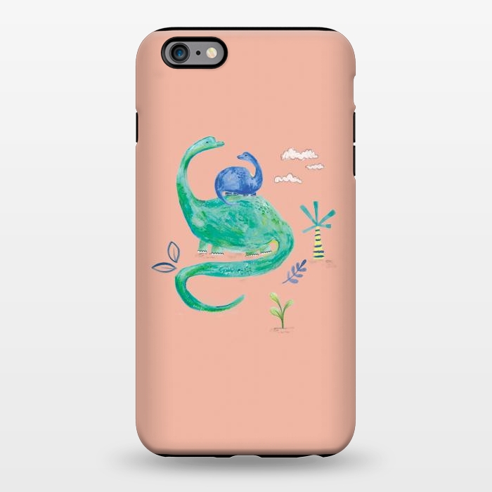 iPhone 6/6s plus StrongFit painted dinosaur  by lauradidthis