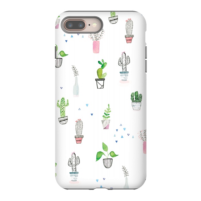 iPhone 7 plus StrongFit painted house plants - lauradidthis by lauradidthis