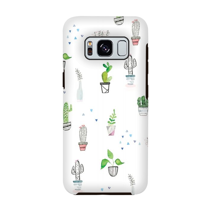 Galaxy S8 StrongFit painted house plants - lauradidthis by lauradidthis