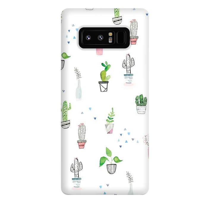 Galaxy Note 8 StrongFit painted house plants - lauradidthis by lauradidthis