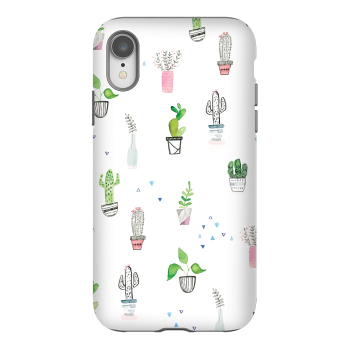 iPhone Xr StrongFit painted house plants - lauradidthis by lauradidthis