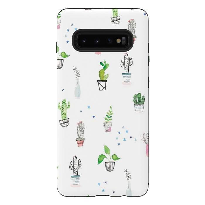 Galaxy S10 plus StrongFit painted house plants - lauradidthis by lauradidthis