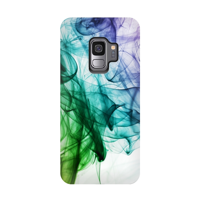Galaxy S9 StrongFit SMOKEY RAINBOW PATTERN by MALLIKA