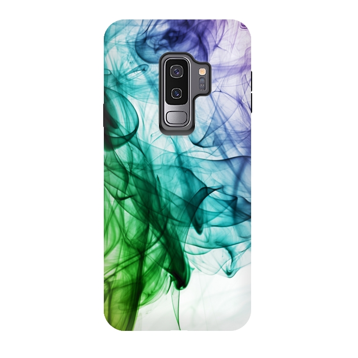 Galaxy S9 plus StrongFit SMOKEY RAINBOW PATTERN by MALLIKA