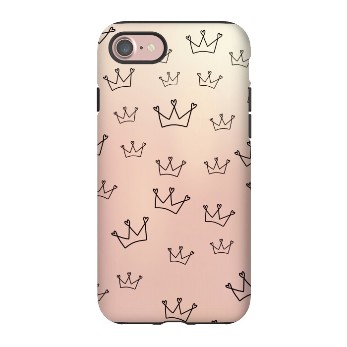iPhone 7 StrongFit Crown heart by Jms